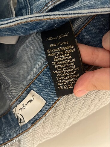 27 Beden Mavi pantolon