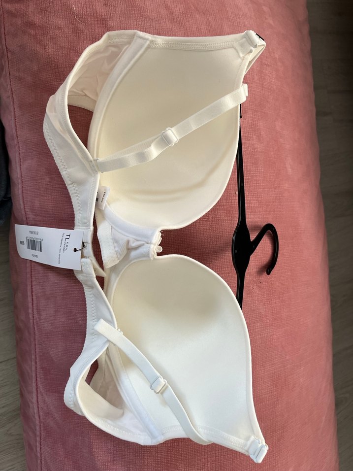 Beyaz Minimalist Sütyen90 beden - Görsel 2