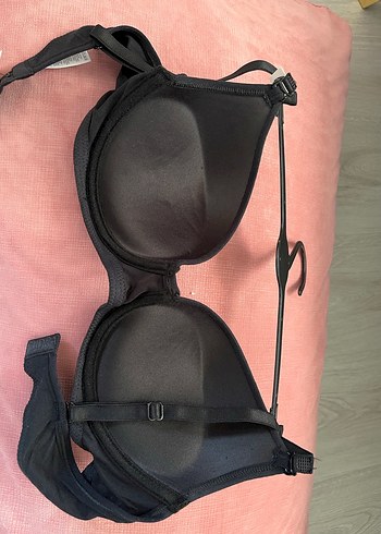 Siyah Goth Minimalist Sütyen85 beden - Görsel 2