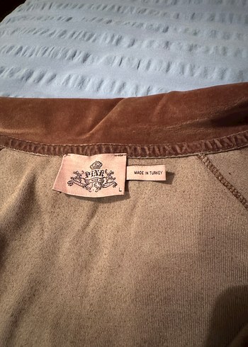 Kadın Kahverengi kadife Fermuarlı Ceket - Görsel 6