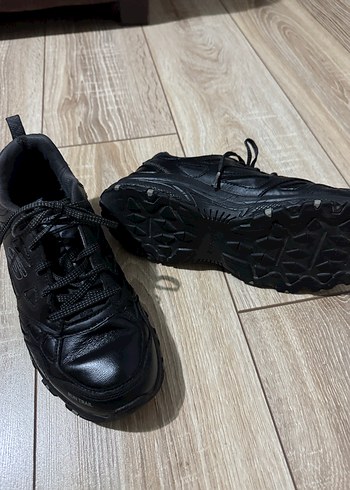 Siyah Bağcıklı Kadın Spor Ayakkabı - Görsel 4