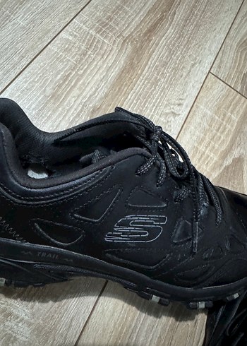 Siyah Bağcıklı Kadın Spor Ayakkabı - Görsel 7