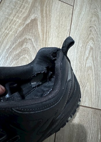 Siyah Bağcıklı Kadın Spor Ayakkabı - Görsel 6