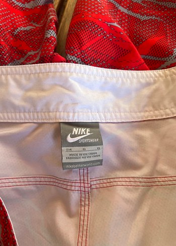 Nike Kırmızı Bağcıklı Erkek Şort - Görsel 3