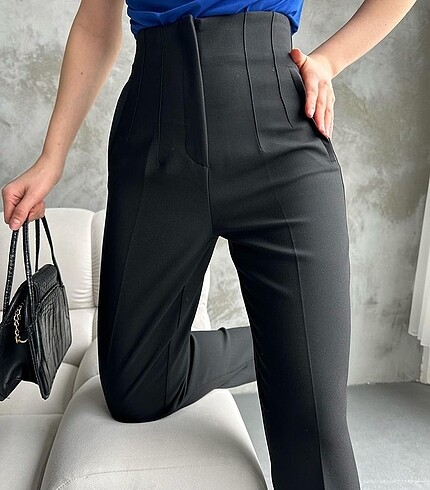 Zara Zara model önü pensli pantolon