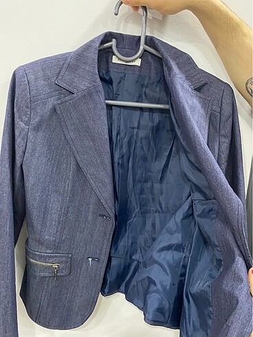 s Beden lacivert Renk Denim blazer