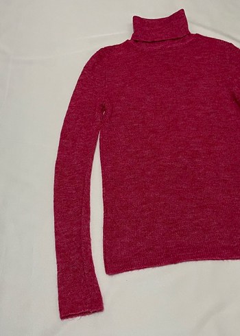 Mango Mango pembe Kadın Boğazlı Triko Kazak L