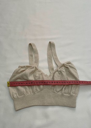 Bej mango triko crop M - Görsel 6