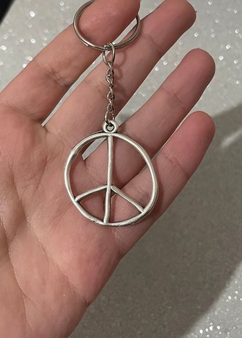 Barış Sembolü Anahtarlık - Görsel 2