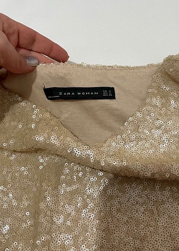 Zara pullu bluz S - Görsel 3