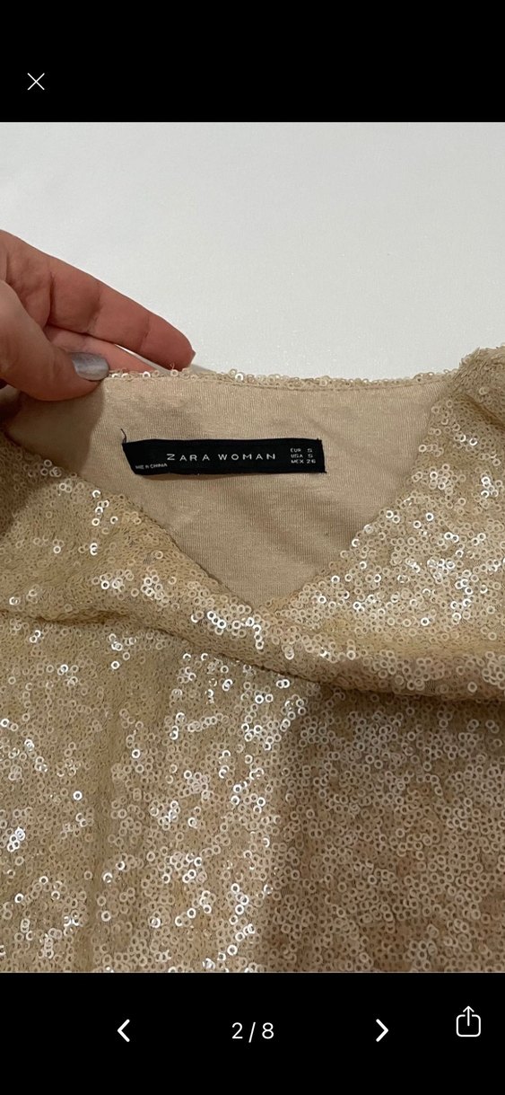 Zara pullu bluz S - Görsel 3