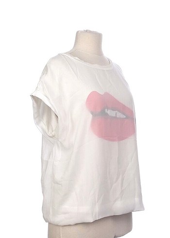 Zara öpücük tişört S - Görsel 2