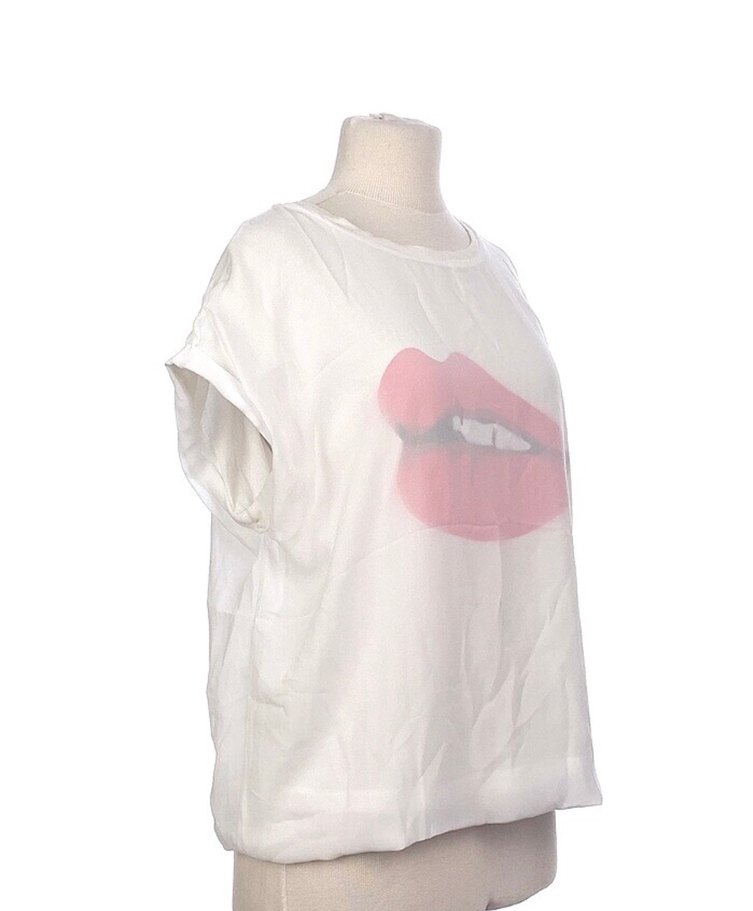 Zara öpücük tişört S - Görsel 2