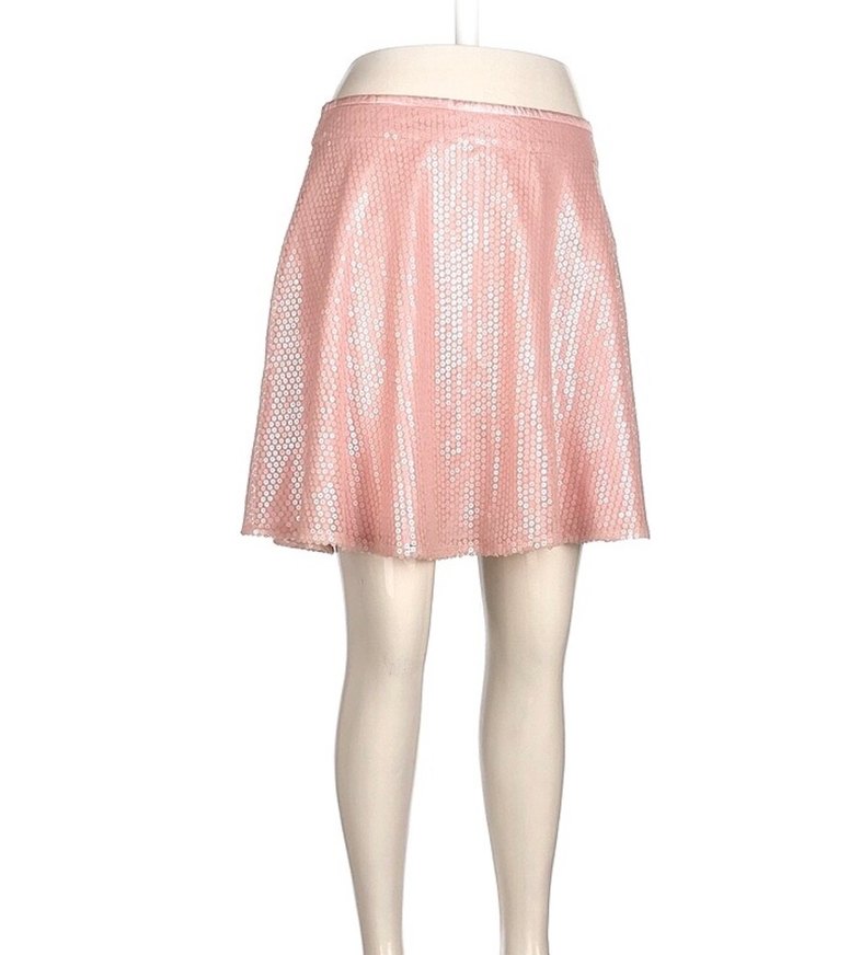 Pudra pul Payetli Mini Etek L - Görsel 2