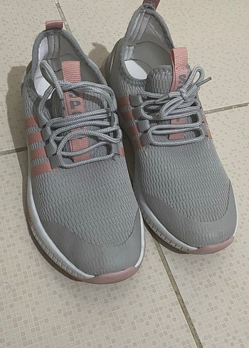Gri Pembe Spor Ayakkabı no: 38 - Görsel 2