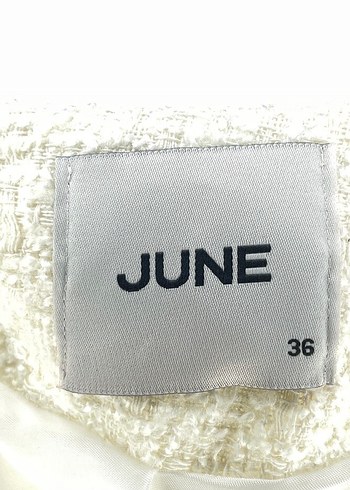 Beyaz tüvit ceket S - Görsel 4