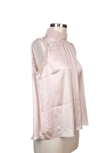 Zara pudra saten bluz S - Görsel 2