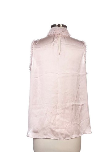 Zara pudra saten bluz S - Görsel 3