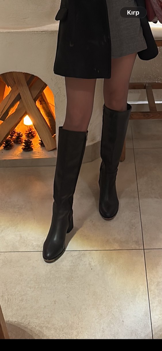 Madamra siyah çizme - Görsel 2