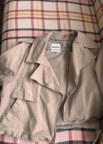 Bershka Bej Trençkot - Görsel 2
