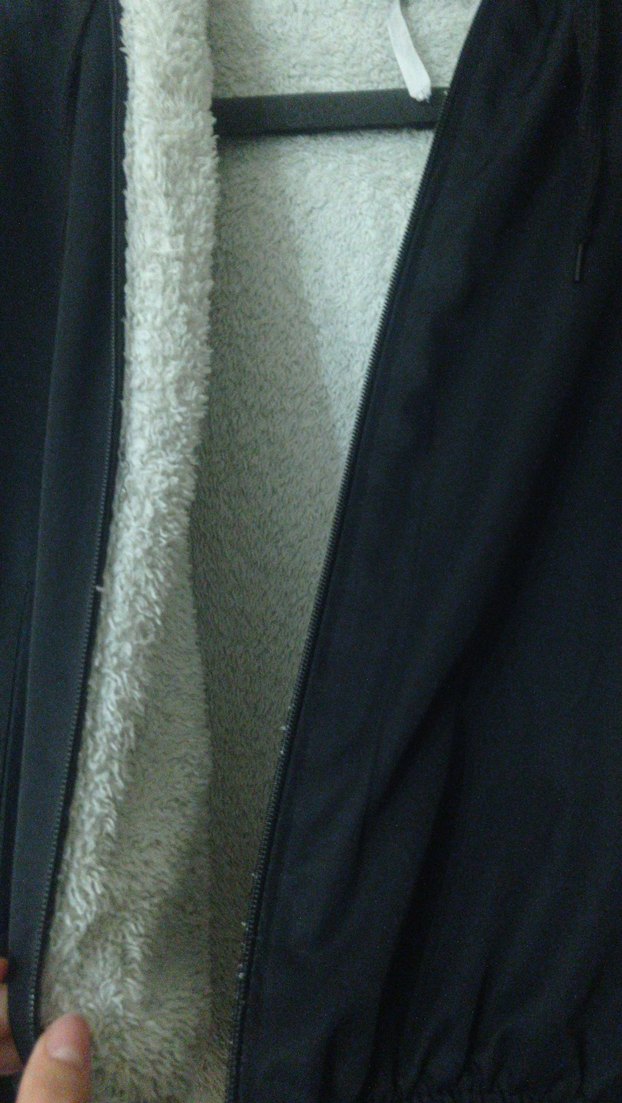 Siyah Kapüşonlu Kısa Fermuarlı Kadın Ceket - Görsel 3