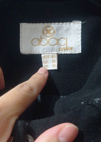 Düğmeli Siyah Kadın Uzun Klasik Kaban - Görsel 3