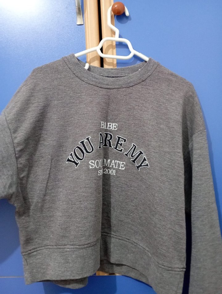 gri sweat - Görsel 2