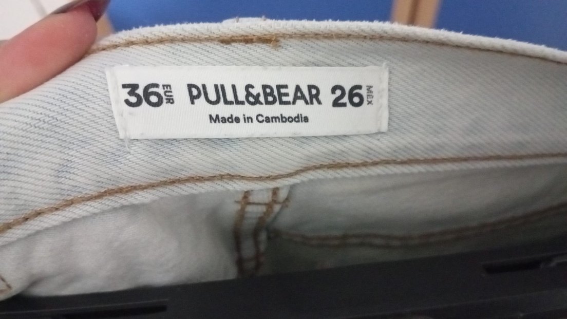 Yırtık Detaylı Bol Kesim Kadın Kot Pantolon - Görsel 2