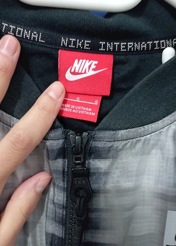 Nike Gri Tie-Dye kadın Yağmurluk - Görsel 3