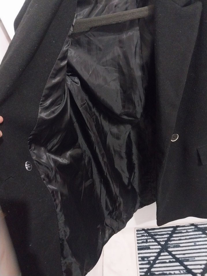 Siyah kadın kaban - Görsel 3