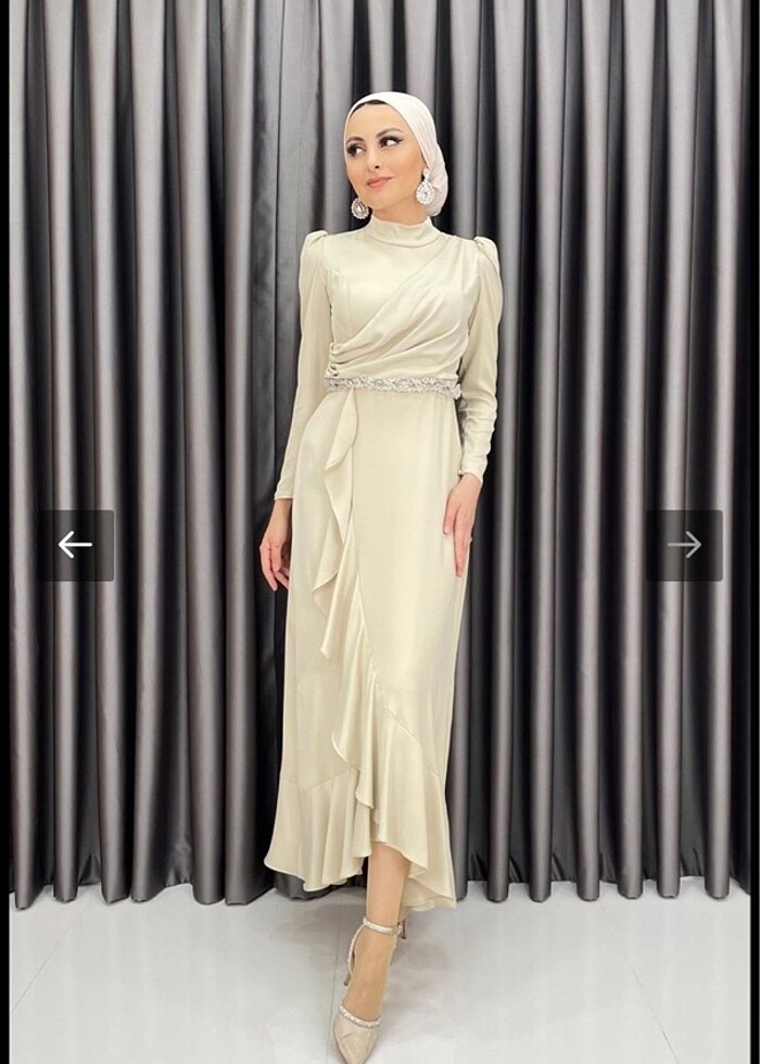 Tesettür elbise (Şal dahil) - Görsel 3