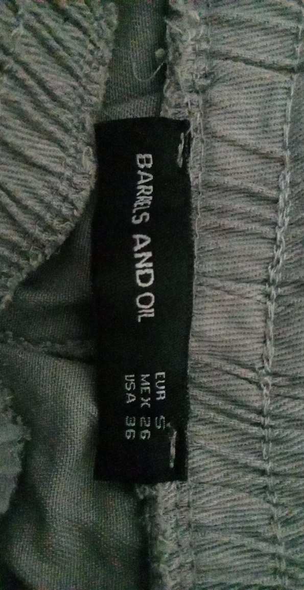 Gri Keten Salaş Kadın Pantolon - Görsel 3