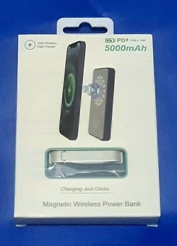 Kablosuz powerbank 5.000 mah