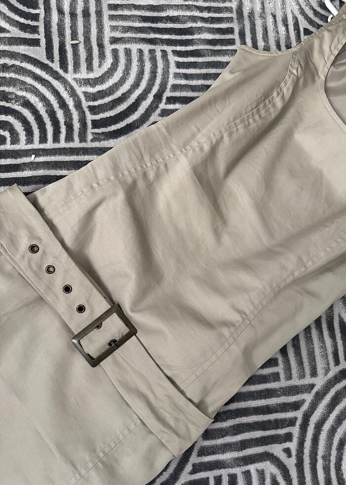 Elbise krem - Görsel 3