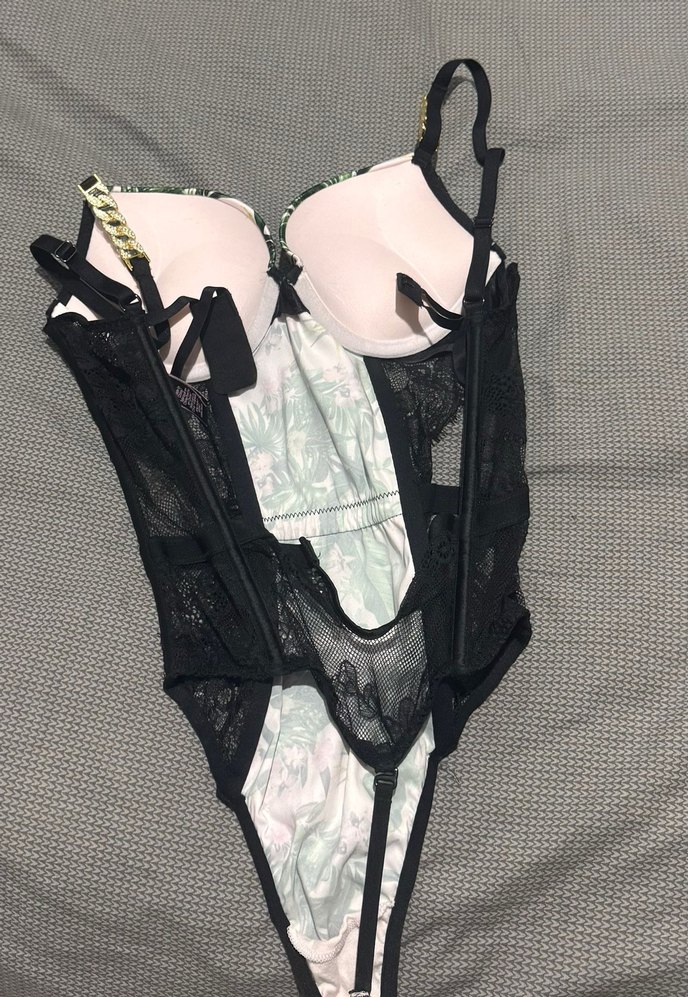 Desenli Pembe Midi Büstiyer - Görsel 3