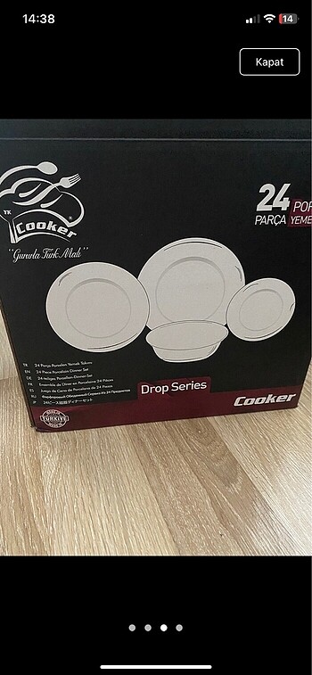  Beden Cooker yemek takımı