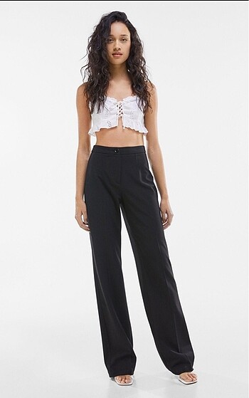 Bershka Wide Leg Pantolon