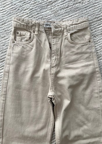 34 Beden Zara Bej Kadın Kot Pantolon