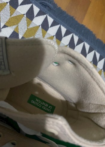 Benetton United Colors of Benetton Bej Platform Spor Ayakkabı