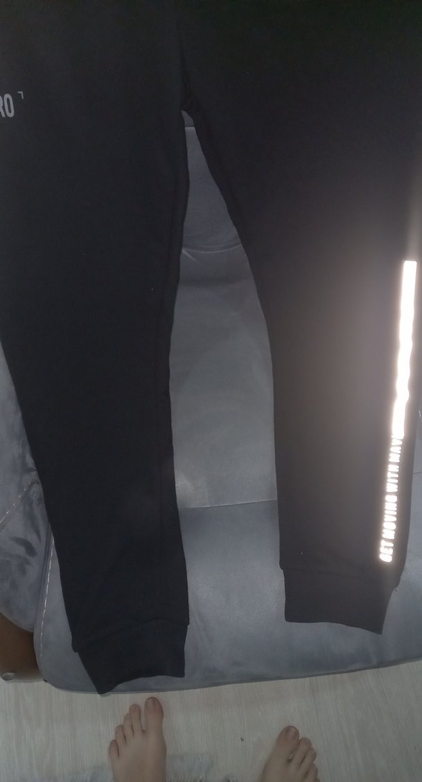 Siyah  Erkek Spor Eşofman Altı - Görsel 2