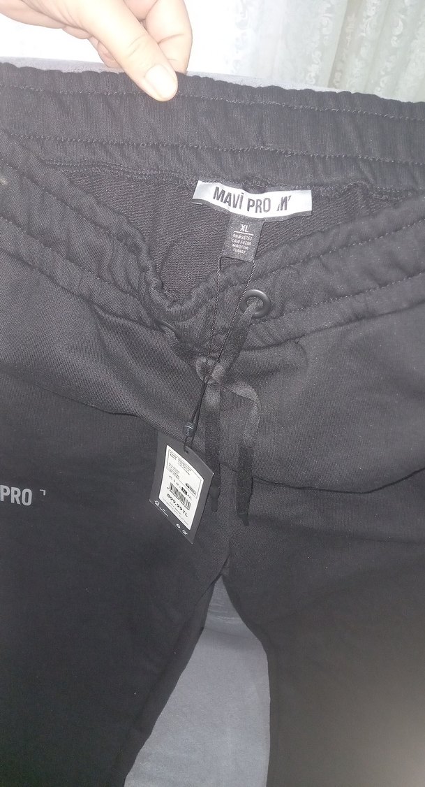 Siyah  Erkek Spor Eşofman Altı - Görsel 3