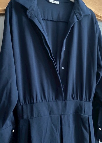 Parlak Lacivert Kadın Kol Düğmeleri - Görsel 4