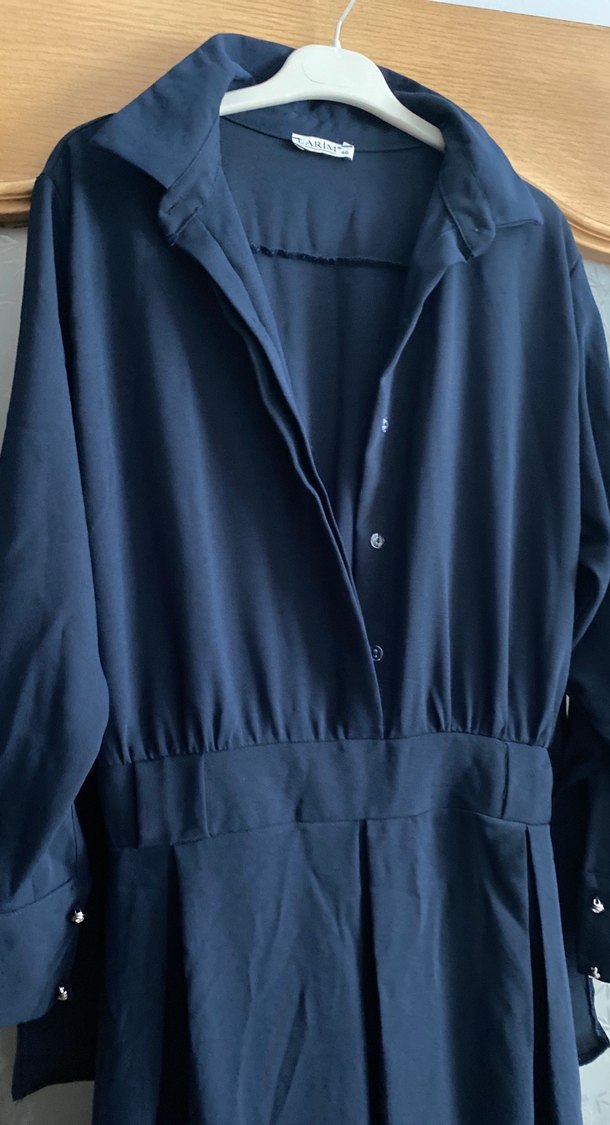 Parlak Lacivert Kadın Kol Düğmeleri - Görsel 4