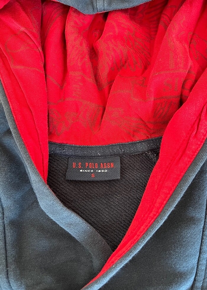 POLO USPA KAPÜŞONLU SWEATSHIRT S BEDEN - Görsel 3