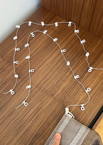 BRİLLİANT KETEN FON PERDE 2 ADET SIFIR - Görsel 5