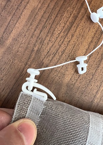 BRİLLİANT KETEN FON PERDE 2 ADET SIFIR - Görsel 4