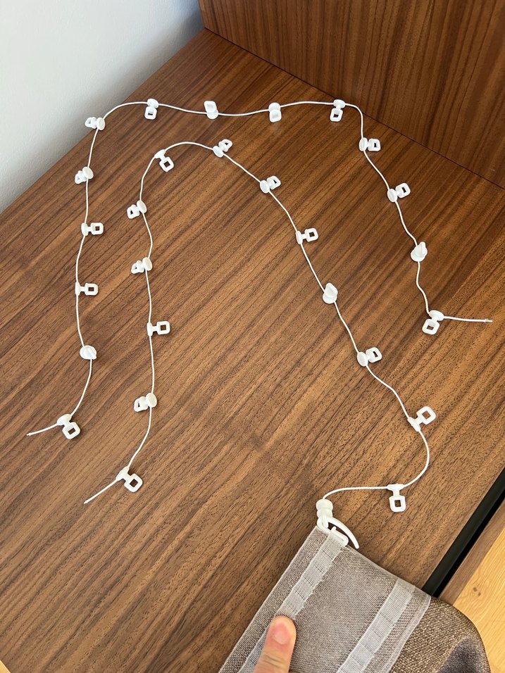 BRİLLİANT KETEN FON PERDE 2 ADET SIFIR - Görsel 5