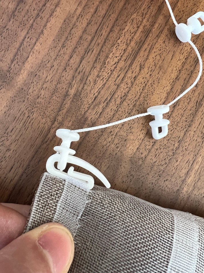 BRİLLİANT KETEN FON PERDE 2 ADET SIFIR - Görsel 4