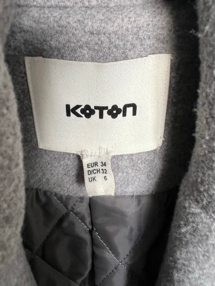 KOTON ORJİNAL KAŞE KABAN - Görsel 3