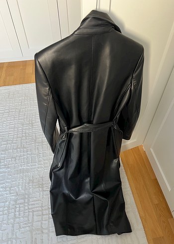ZARA DERİ TRENÇKOT SIFIR - Görsel 3